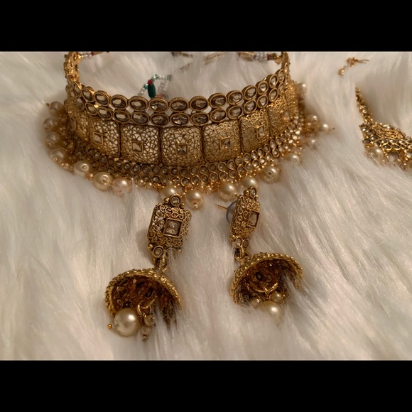 Indian necklace set - Picture 5 of 9